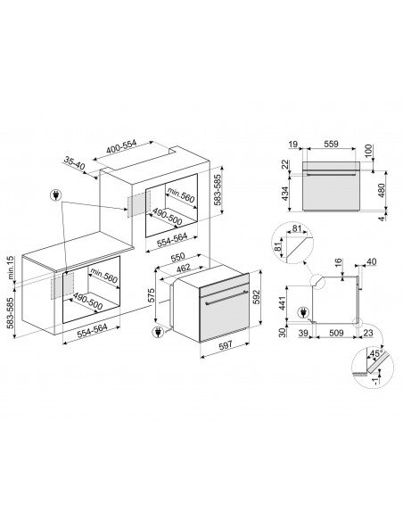 Orkaitė SMEG  SF800PO
