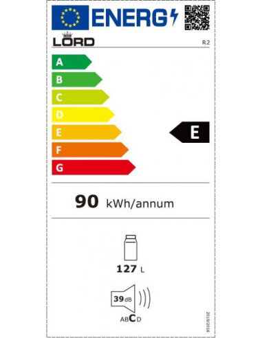 85 cm šaldytuvas be šaldymo kameros Lord R2