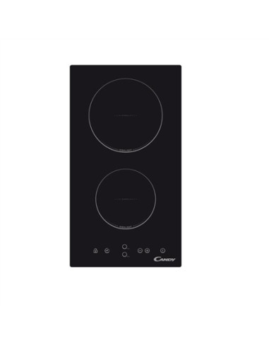 Candy Domino CDH 30 Vitroceramic, Number of burners/cooking zones 2, Black, Display, Timer