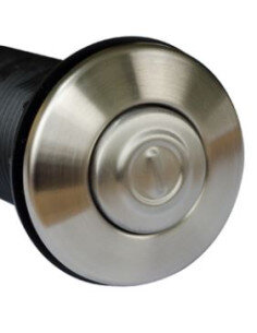 Brushed Steel Button