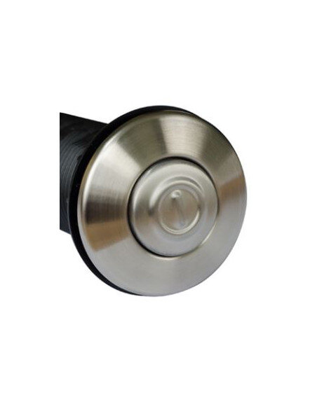 Brushed Steel Button
