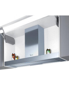 Ner.plieno spalvos T formos prie sienos montuojamas gartraukis Baraldi Integra Inside 56cm 380m3/h