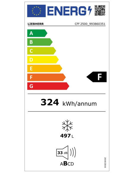 Šaldymo dėžė Liebherr CFf 2500 Pure