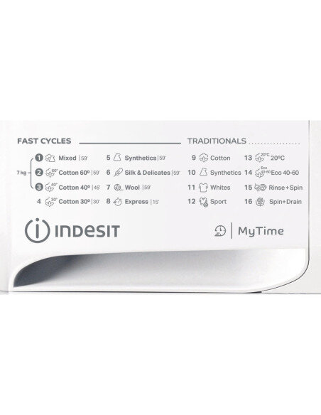 Skalbyklė INDESIT MTWE 71252 WK EE
