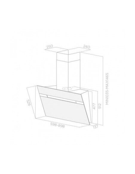 Gartraukis ELICA STRIPE BL/A/60