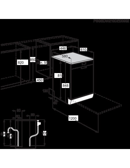 Indaplovė AEG FFB73527ZM