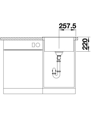 Plautuvė BLANCO PLEON 5 SILG PDUR...
