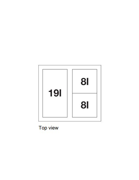 Atliekų rūšiavimo sistemos BLANCO SELECT II 50/3, 526202