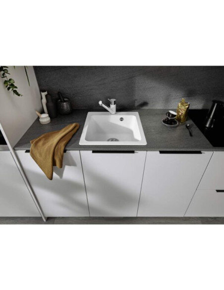 Plautuvė BLANCO NAYA 45 SILG PDUR Alu metallic O.AF, 526573