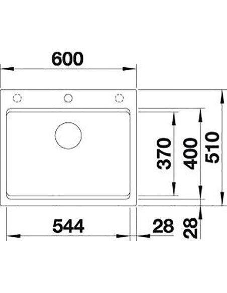 Plautuvė BLANCO ETAGON 6 PDUR Anthracite M.ZUB InFino M.AF, 524529