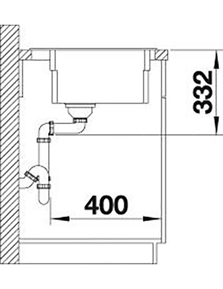 Plautuvė BLANCO ETAGON 6 PDUR Anthracite M.ZUB InFino M.AF, 524529