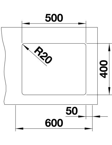 Plautuvė BLANCO ETAGON 500-U Juoda |...