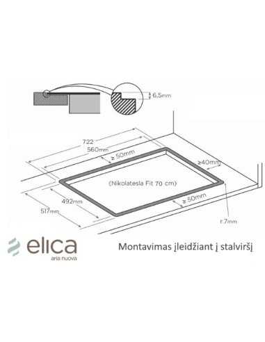 Kaitlentė su gartraukiu ELICA...