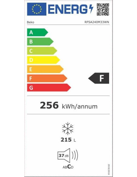 Šaldiklis Beko RFSA240M33WN