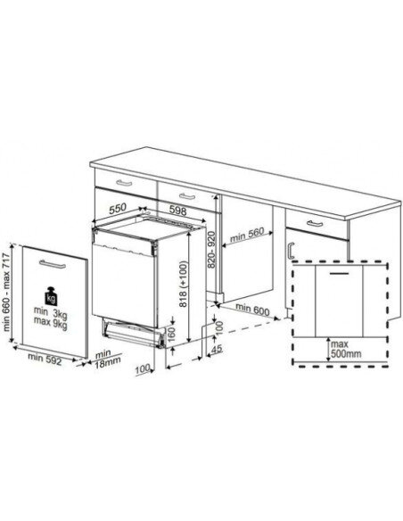 Indaplovė Beko BDIN38521Q