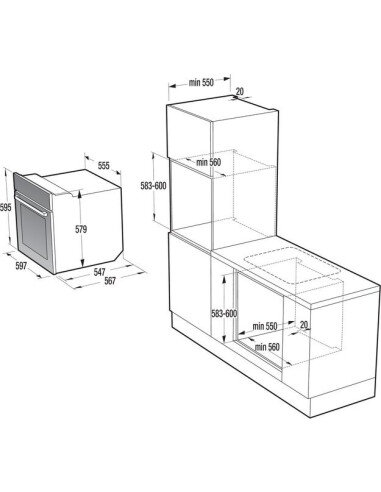 Orkaitė GORENJE BOS6737SYW