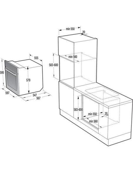 Orkaitė GORENJE BOS6737SYW