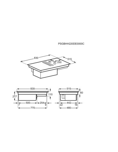Kaitlentė su gartraukiu AEG CCE84751CB