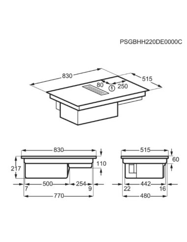 Kaitlentė su gartraukiu AEG CCE84751CB