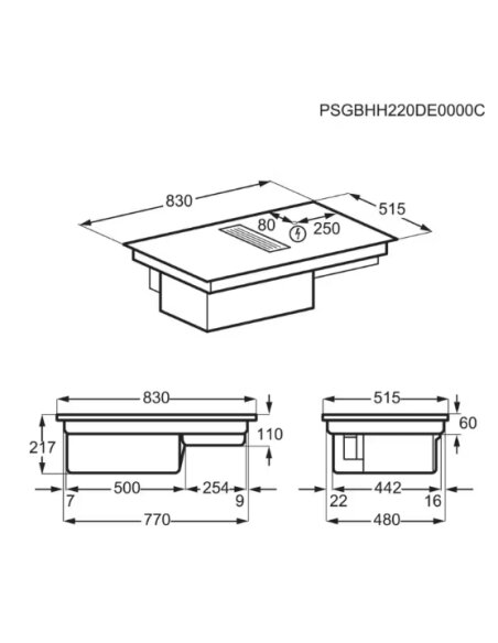 Kaitlentė su gartraukiu AEG CCE84751CB