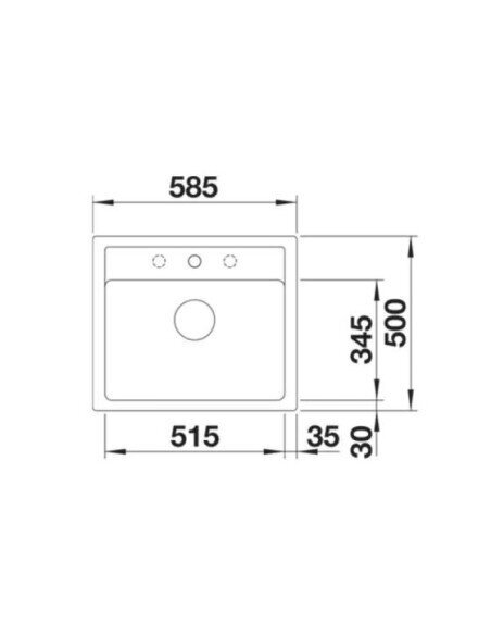 Plautuvė BLANCO LEGRA 6 SILG Soft white O.ZUB O.AF, 527086