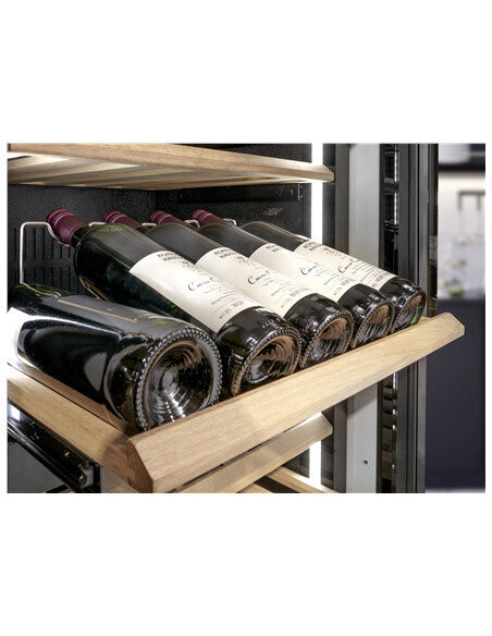 Caso Wine Cooler WineDeluxe WD 41 Energy efficiency class G, Built-in, Bottles capacity 41, Black