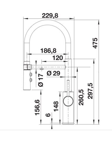 Maišytuvas BLANCO CATRIS-S Flexo...