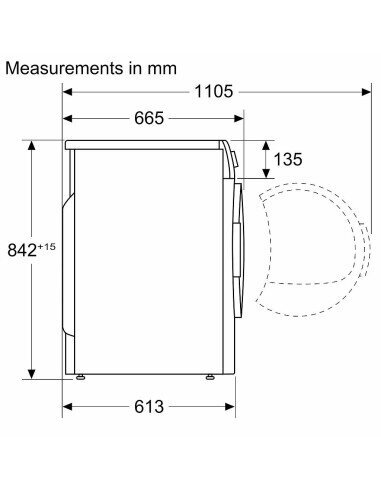 Džiovyklė BOSCH WTH85VP6SN
