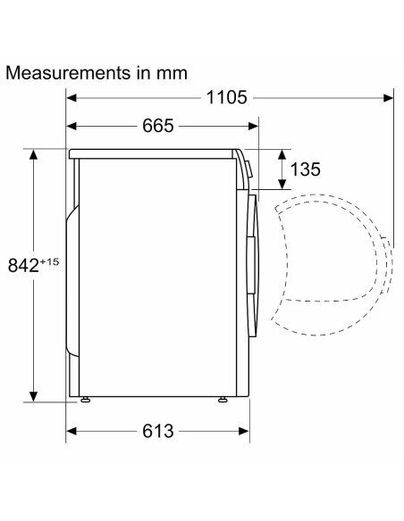 Džiovyklė BOSCH WTH85VP6SN