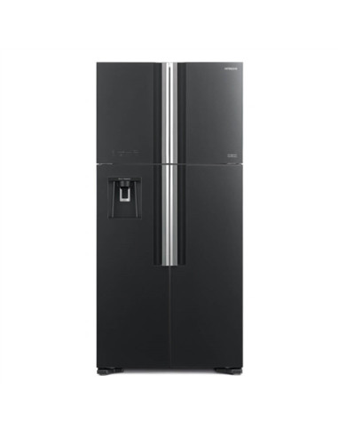 Hitachi Refrigerator R-W661PRU1 (GGR) Energy efficiency class F, Free standing, Side by side, Height 183.5 cm, Fridge net capaci