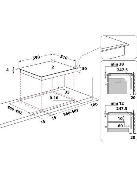 Kaitlentė  Whirlpool WF S5060 CPBF