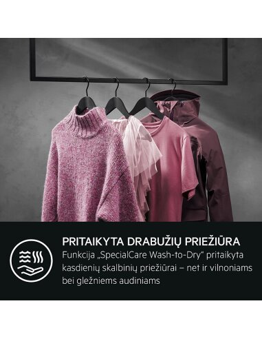 Skalbyklė - džiovyklė  AEG LWR73166OE