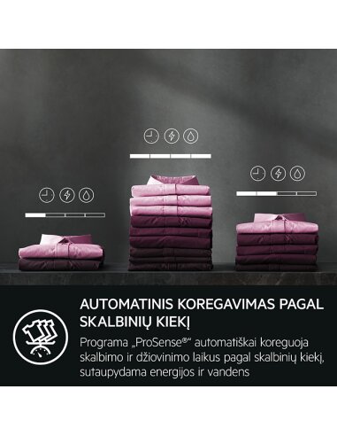 Skalbyklė - džiovyklė  AEG LWR73166OE