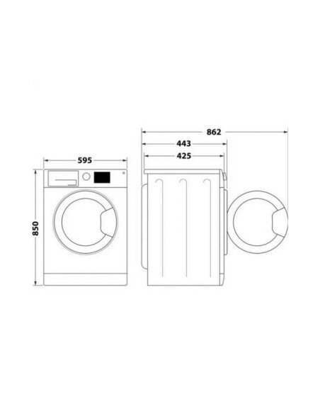 Skalbimo mašina Indesit MTWSE 61294 WK EE