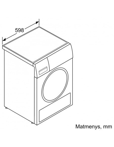 Džiovyklė Bosch WQG242AISN