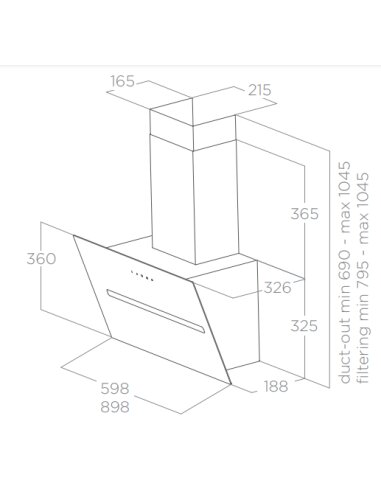 Gartraukis ELICA SHY-S BL/A/60