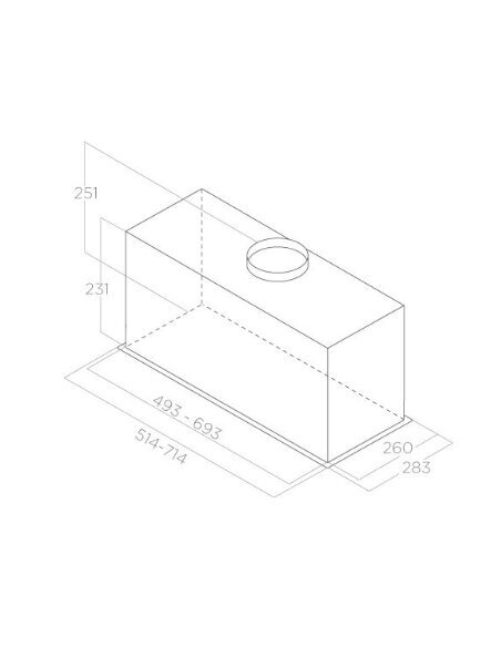 Gartraukis ELICA FOLD BL MAT/A/52