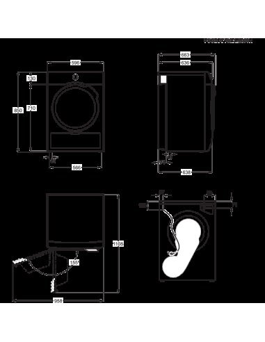 Džiovyklė AEG TR939M4ZE
