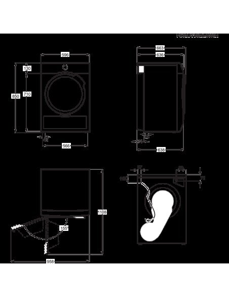 Džiovyklė AEG TR939M4ZE