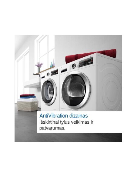 Džiovyklė BOSCH WQB245CBSN