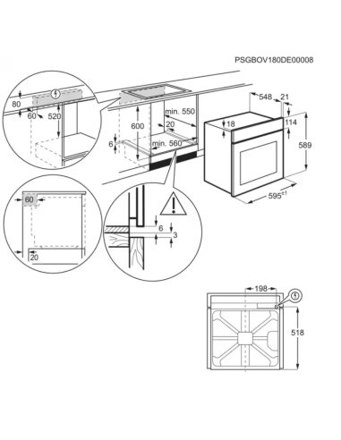 Orkaitė ELECTROLUX EOF4P56X