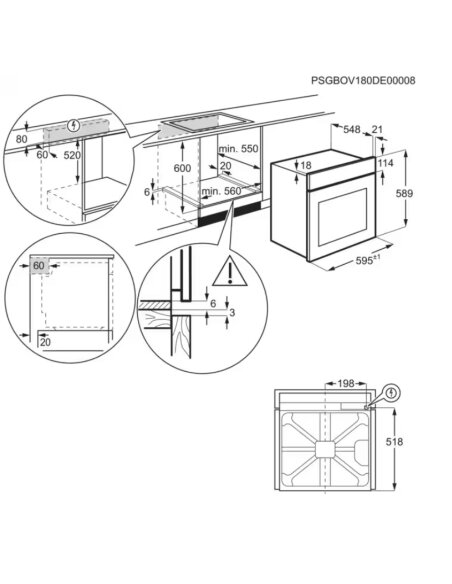 Orkaitė ELECTROLUX EOF4P56X