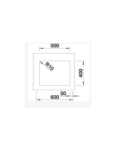 Plautuvė BLANCO SUBLINE 500-U SILG...