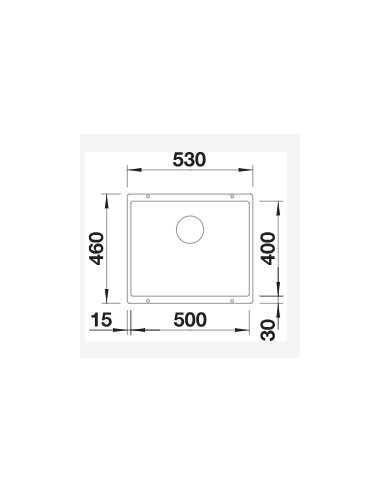 Plautuvė BLANCO SUBLINE 500-U SILG...