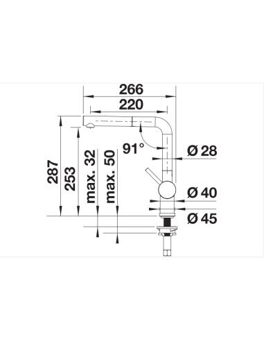 Maišytuvas BLANCO LINUS-S Volcano...