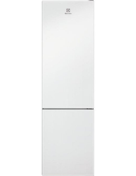201 cm aukščio balto stiklo durimis No Frost šaldytuvas su šaldikliu Electrolux LNT7ME36G2