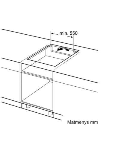 Indukcinė kaitlentė BOSCH PXE651FC1E