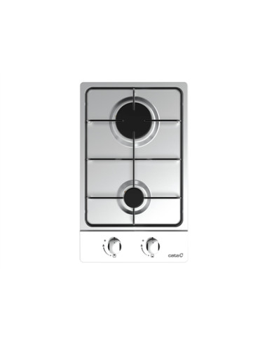 CATA Hob GI 3002 X Gas Number of burners/cooking zones 2 Rotary knobs Stainless steel