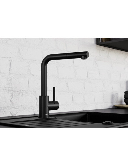 Maišytuvas Blanco MILA Juodas matinis HD, 526657