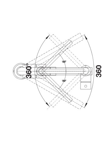 Maišytuvas Blanco MILA Juodas matinis HD, 526657